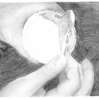 Cycle ,,Dinner’, drawing, 21_15 cm